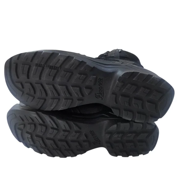 Danner Kinetic 8 Black Leather Botts Mens 11.5 Training And Patrol Work Boots